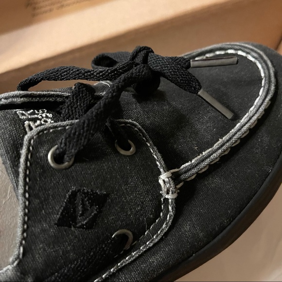 Sperry Top Sider Wahoo Black Boat Shoes Unisex’s - Picture 9 of 9